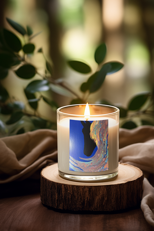 "Wild Horse" Painting Inspired Soy Wax Candle