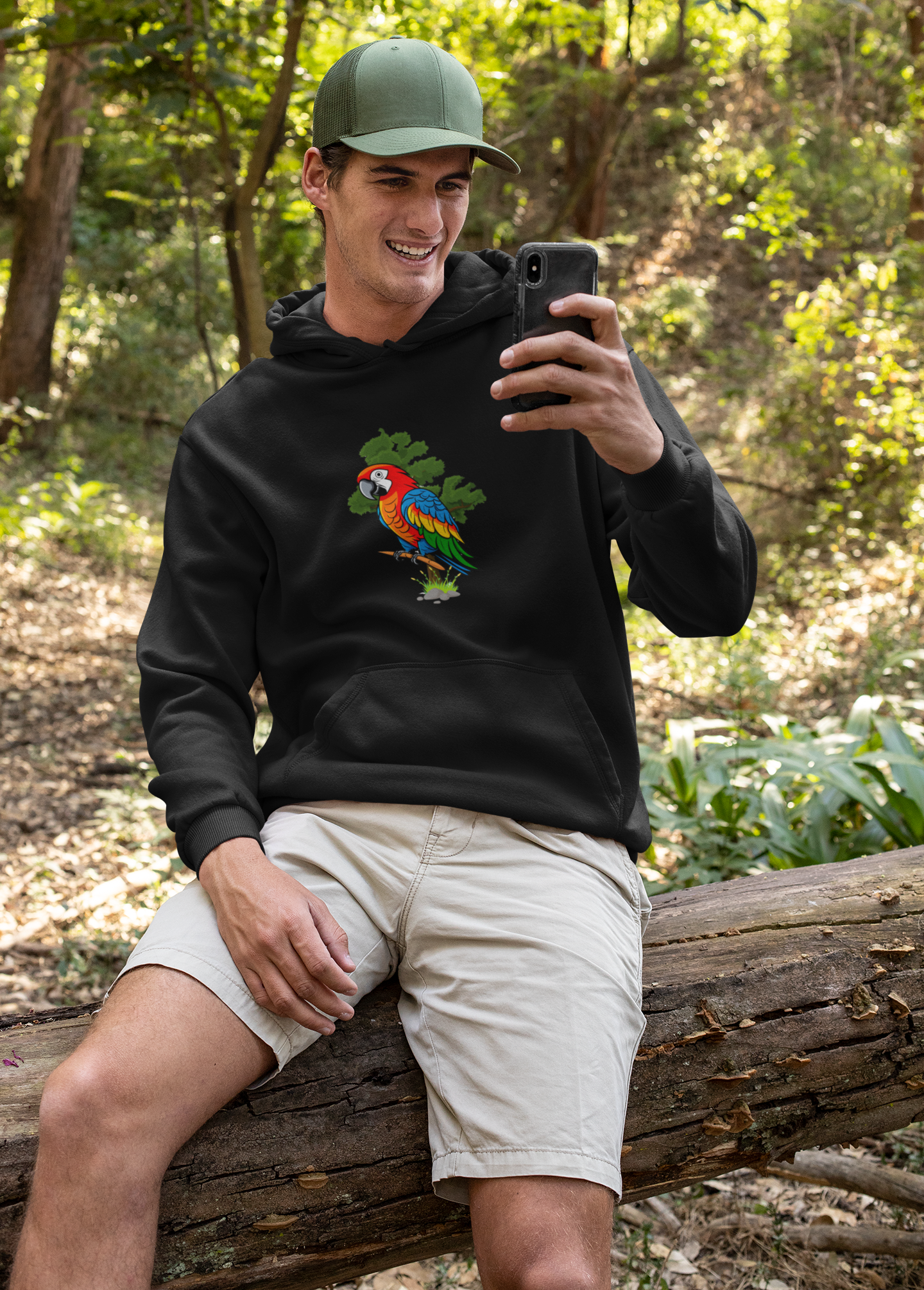 Exotic Parrot Unisex Hoodie